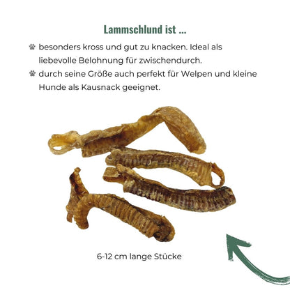 Lammschlund für Hunde, getrocknet